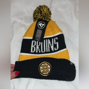47 Bruins Knit Beanie - Black and Gold